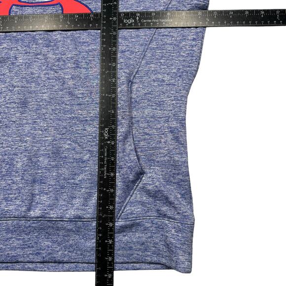 Hoodie Women's Large Under Armour Cold Gear Loose Fit Pink Lavender Pullover - Picture 4 of 7